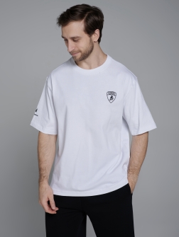 ФУТБОЛКА ОВЕРСАЙЗ МУЖСКАЯ  Белый