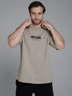 ФУТБОЛКА ОВЕРСАЙЗ МУЖСКАЯ  кофе с молоком