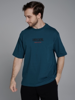 ФУТБОЛКА ОВЕРСАЙЗ МУЖСКАЯ  Нефритовый