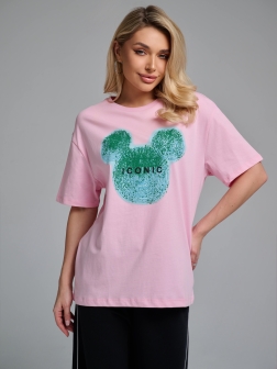 ФУТБОЛКА ЖЕНСКАЯ Розовый