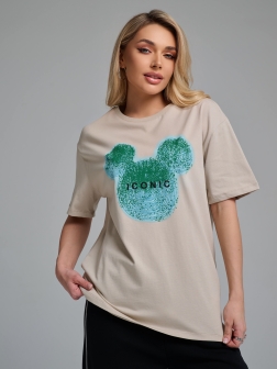 ФУТБОЛКА ЖЕНСКАЯ Бежевый