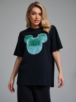 ФУТБОЛКА ЖЕНСКАЯ Черный