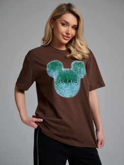 ФУТБОЛКА ЖЕНСКАЯ шоколадный