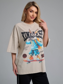 ФУТБОЛКА ЖЕНСКАЯ Бежевый