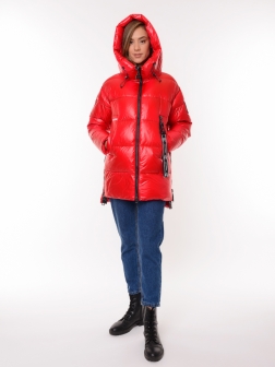 Женская зимняя куртка Красный