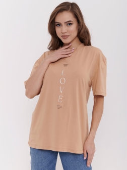 ФУТБОЛКА ЖЕНСКАЯ Бежевый