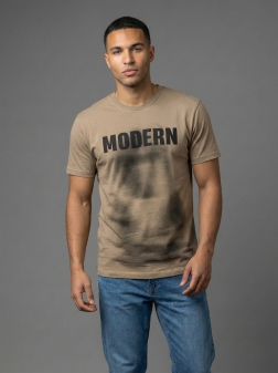 ФУТБОЛКА МУЖСКАЯ Коричневый