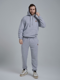 СПОРТИВНЫЙ КОСТЮМ МУЖСКОЙ Серый меланж