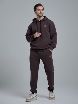 СПОРТИВНЫЙ КОСТЮМ МУЖСКОЙ коричнево-бордовый