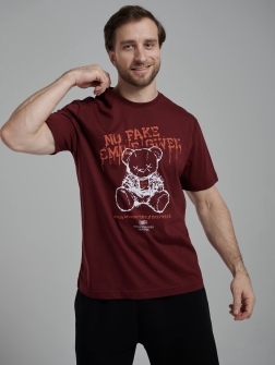 ФУТБОЛКА МУЖСКАЯ Бордовый