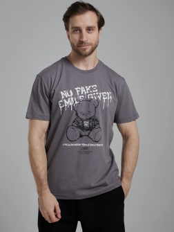 ФУТБОЛКА МУЖСКАЯ темно-серый