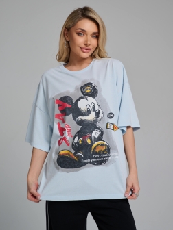 ФУТБОЛКА ЖЕНСКАЯ Голубой