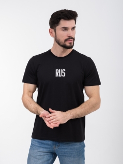 Футболка мужская  Черный