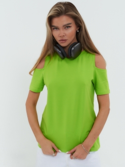 футболка женская  Florasan зеленый