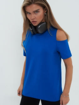 футболка женская  Ярко-синий