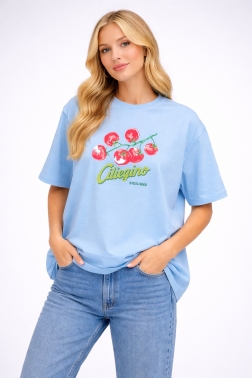 ФУТБОЛКА ЖЕНСКАЯ Голубой