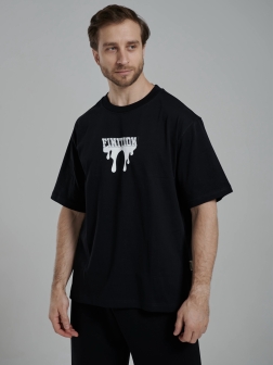 ФУТБОЛКА ОВЕРСАЙЗ МУЖСКАЯ  Черный