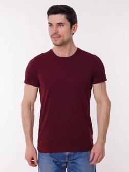 футболка мужская  Бордовый
