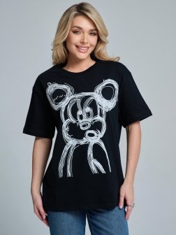 ФУТБОЛКА ЖЕНСКАЯ Черный