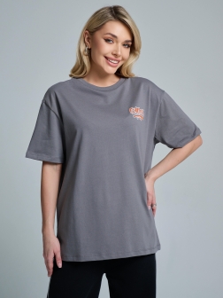 ФУТБОЛКА ЖЕНСКАЯ темно-серый