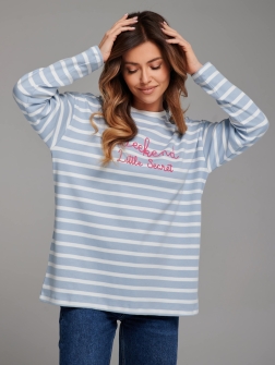 ЛОНГСЛИВ ЖЕНСКИЙ голубое небо