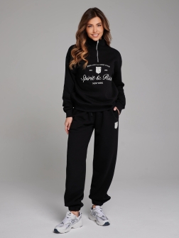 СПОРТИВНЫЙ КОСТЮМ ЖЕНСКИЙ  Черный