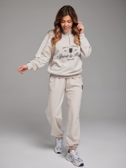 СПОРТИВНЫЙ КОСТЮМ ЖЕНСКИЙ  кофе с молоком