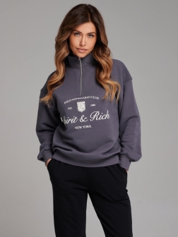 ТОЛСТОВКА ЖЕНСКАЯ темно-серый