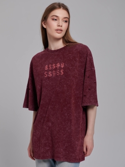 ФУТБОЛКА ЖЕНСКАЯ Бордовый