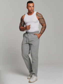 БРЮКИ МУЖСКИЕ Серый меланж