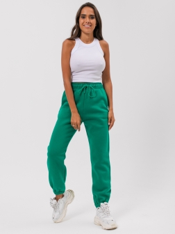 БРЮКИ ЖЕНСКИЕ темно-зеленый