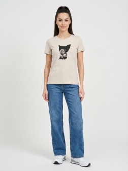 ФУТБОЛКА ЖЕНСКАЯ Бежевый