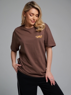 ФУТБОЛКА ЖЕНСКАЯ шоколадный