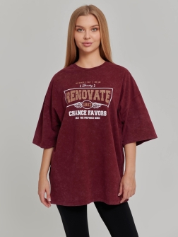 ФУТБОЛКА ЖЕНСКАЯ Бордовый