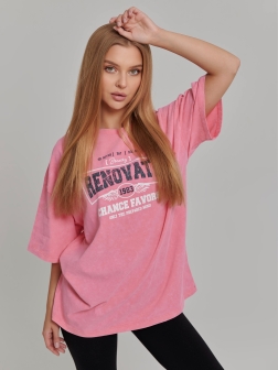 ФУТБОЛКА ЖЕНСКАЯ Розовый