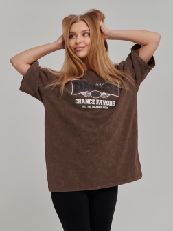 ФУТБОЛКА ЖЕНСКАЯ шоколадный