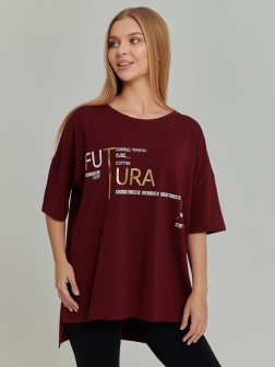 ФУТБОЛКА ЖЕНСКАЯ Бордовый