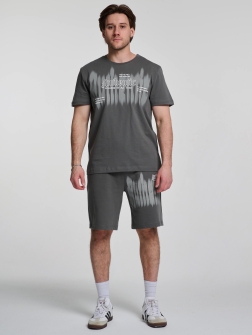 КОСТЮМ С ШОРТАМИ  темно-серый