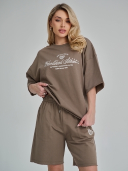 КОСТЮМ ЖЕНСКИЙ Коричневый