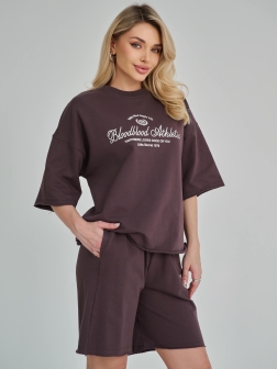 КОСТЮМ ЖЕНСКИЙ темно коричневый