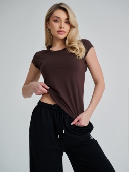 ФУТБОЛКА ЖЕНСКАЯ Коричневый