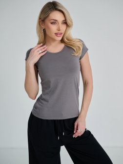 ФУТБОЛКА ЖЕНСКАЯ темно-серый