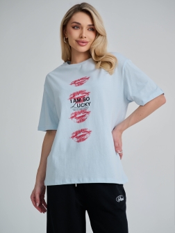 ФУТБОЛКА ЖЕНСКАЯ Голубой