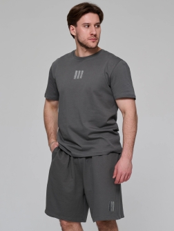 КОСТЮМ С ШОРТАМИ  темно-серый