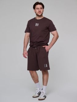 КОСТЮМ С ШОРТАМИ  шоколадный