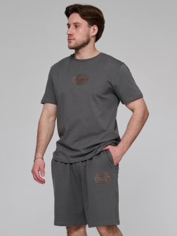 КОСТЮМ С ШОРТАМИ  темно-серый