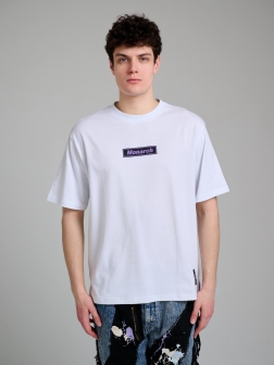 ФУТБОЛКА ОВЕРСАЙЗ МУЖСКАЯ  Белый