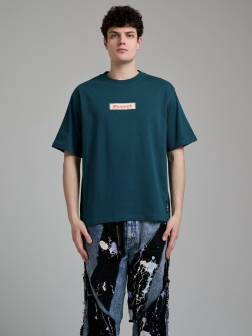 ФУТБОЛКА ОВЕРСАЙЗ МУЖСКАЯ  Нефритовый