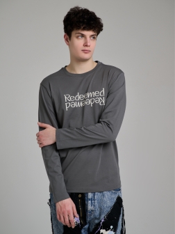 ЛОНГСЛИВ МУЖСКОЙ темно-серый