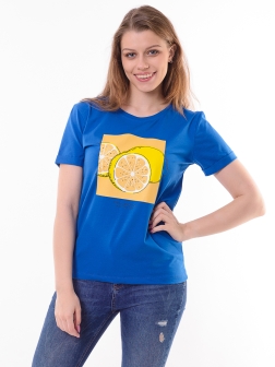 футболка женская Голубой